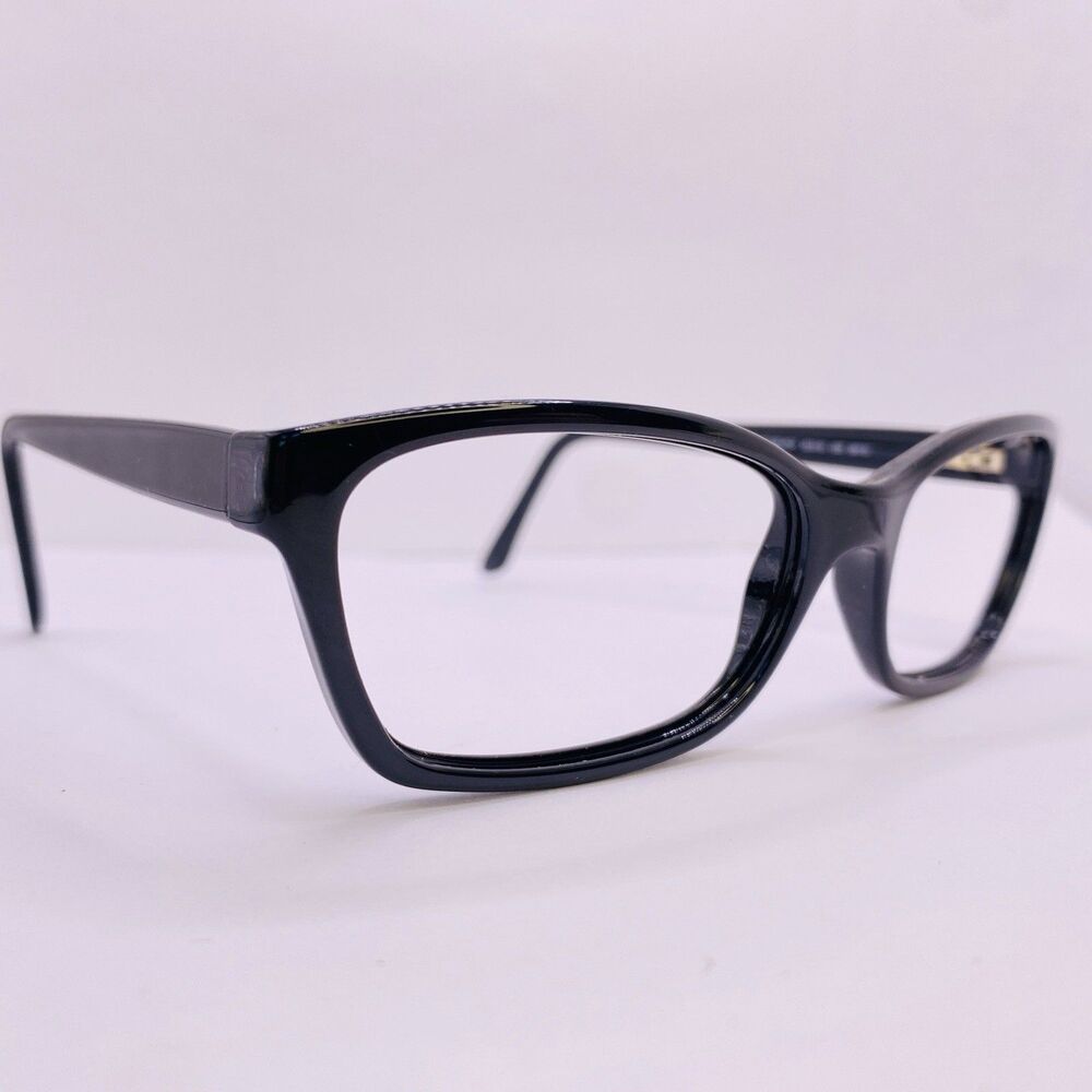 Genesis Eyeglasses Frames G5030 001 Black 53-15-135 Black Authentic Italy